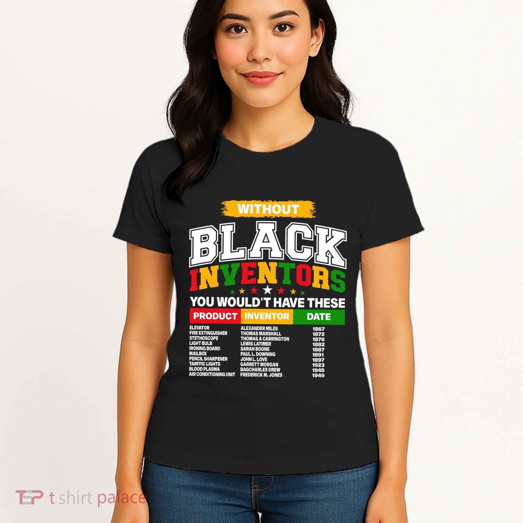 History Of Forgotten Black Inventors Women's T-Shirt