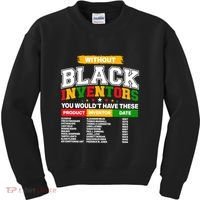 History Of Forgotten Black Inventors Kids Sweatshirt thumb 0