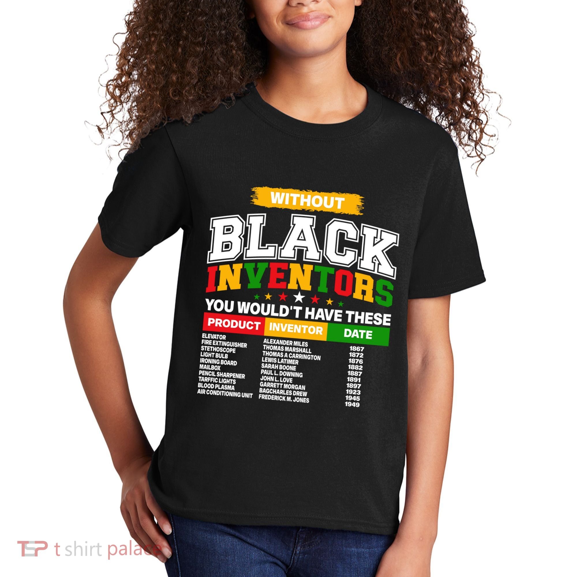 History Of Forgotten Black Inventors Kids T-Shirt