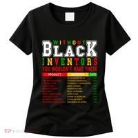 History Of Forgotten Black Inventors Black History Month Women's T-Shirt thumb 0