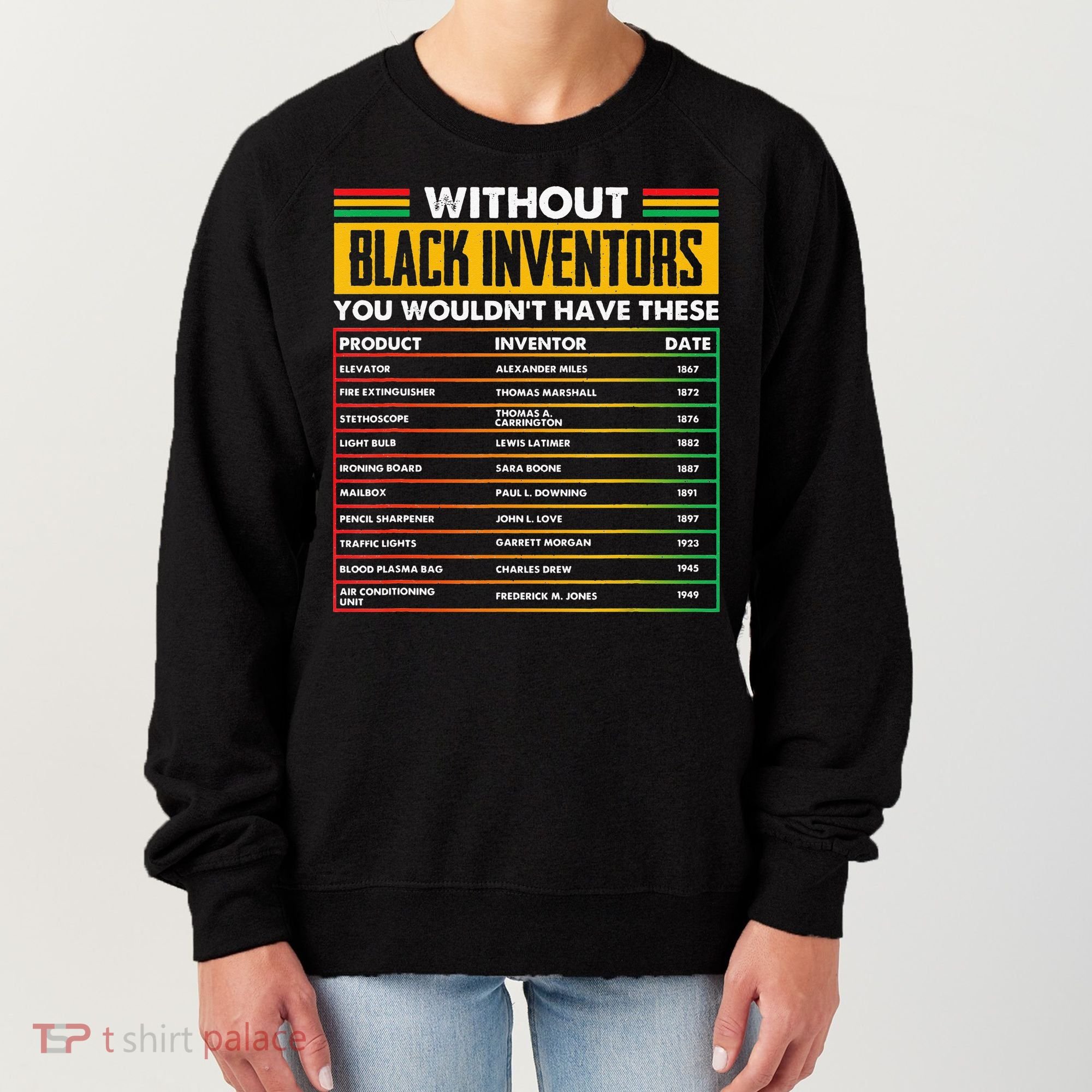 History Of Forgotten Black Inventors BHM Women's Sweatshirt