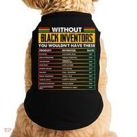 History Of Forgotten Black Inventors BHM Doggie Tank thumb 0