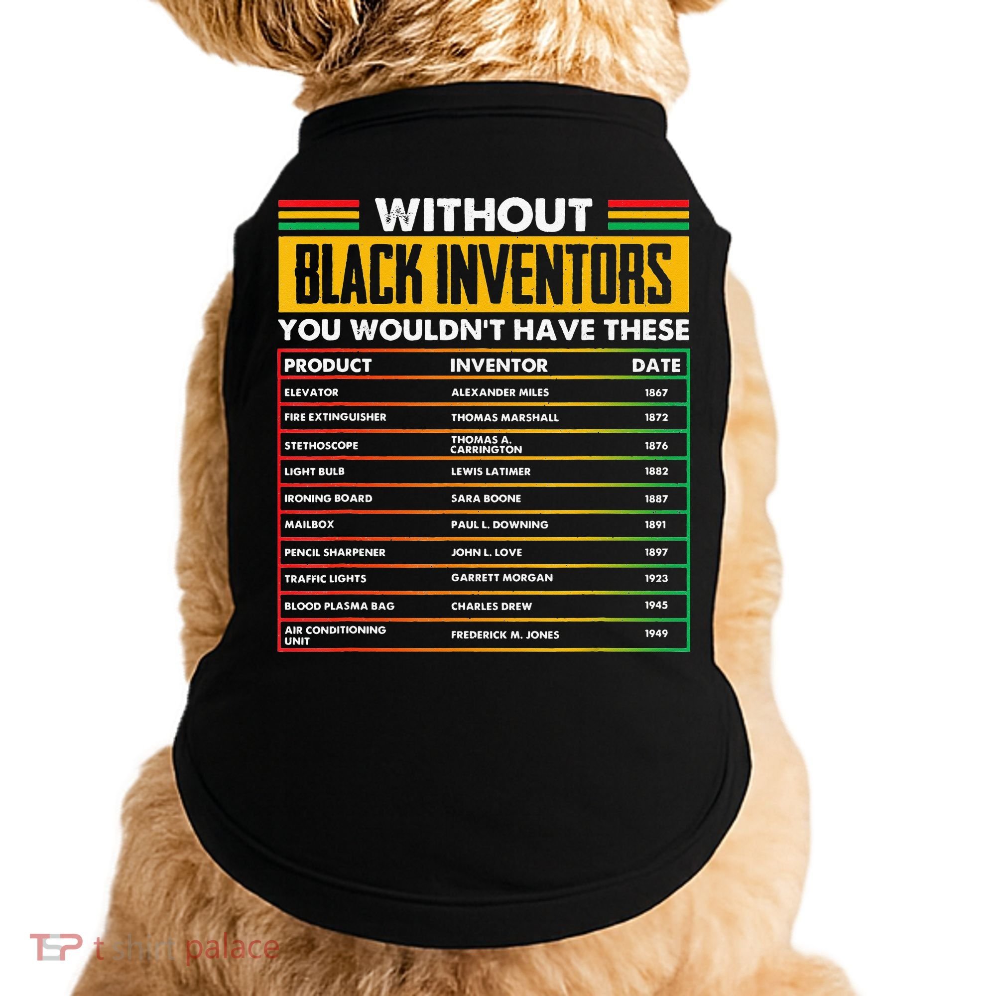 History Of Forgotten Black Inventors BHM Doggie Tank