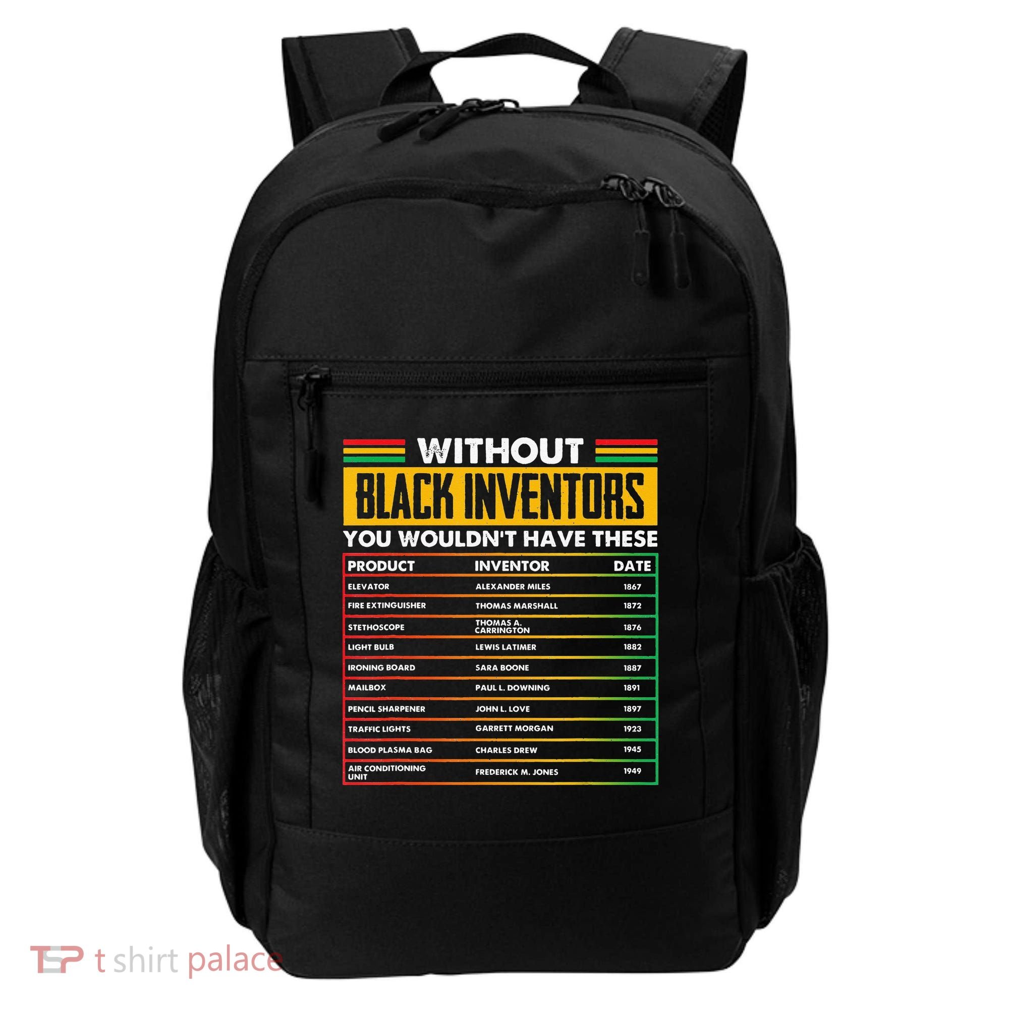 History Of Forgotten Black Inventors BHM Backpack