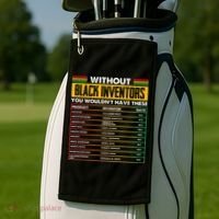 History Of Forgotten Black Inventors BHM Golf Towel thumb 2