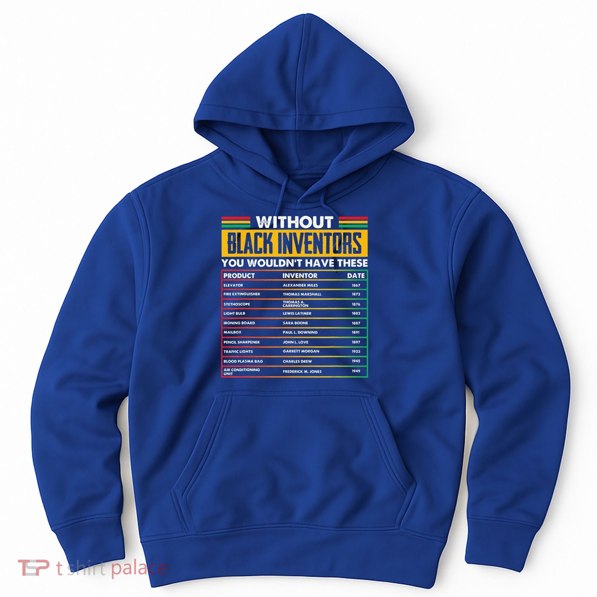 History Of Forgotten Black Inventors BHM Hoodie