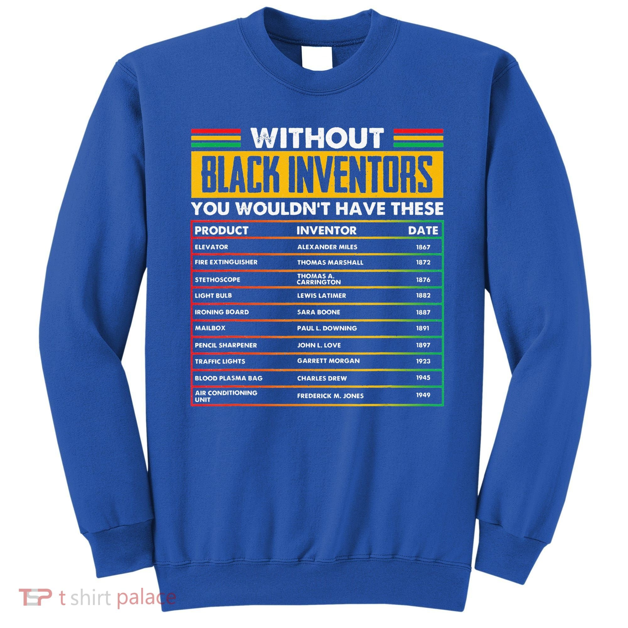 History Of Forgotten Black Inventors BHM Sweatshirt