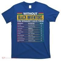History Of Forgotten Black Inventors BHM T-Shirt thumb 0