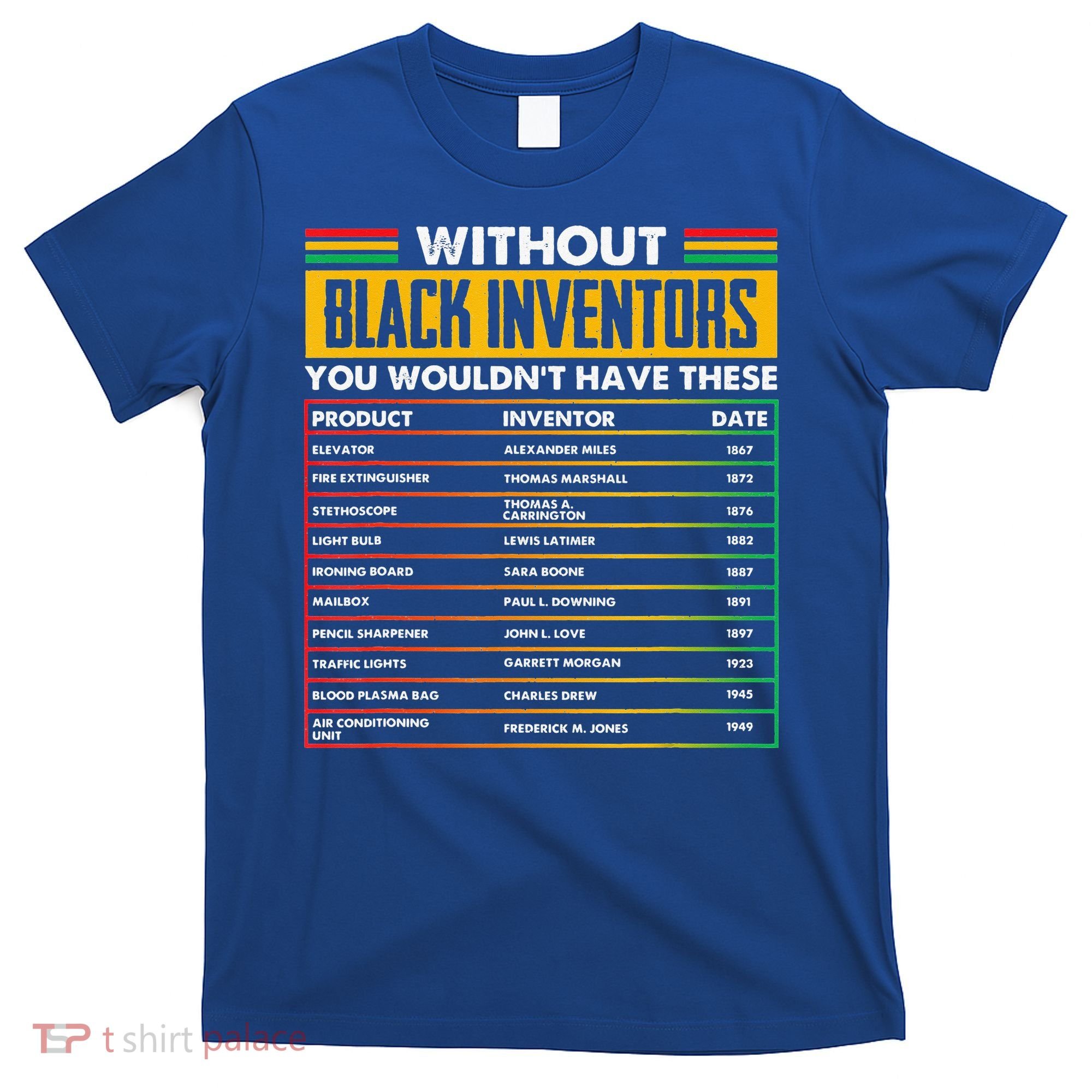History Of Forgotten Black Inventors BHM T-Shirt