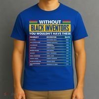 History Of Forgotten Black Inventors BHM T-Shirt thumb 3