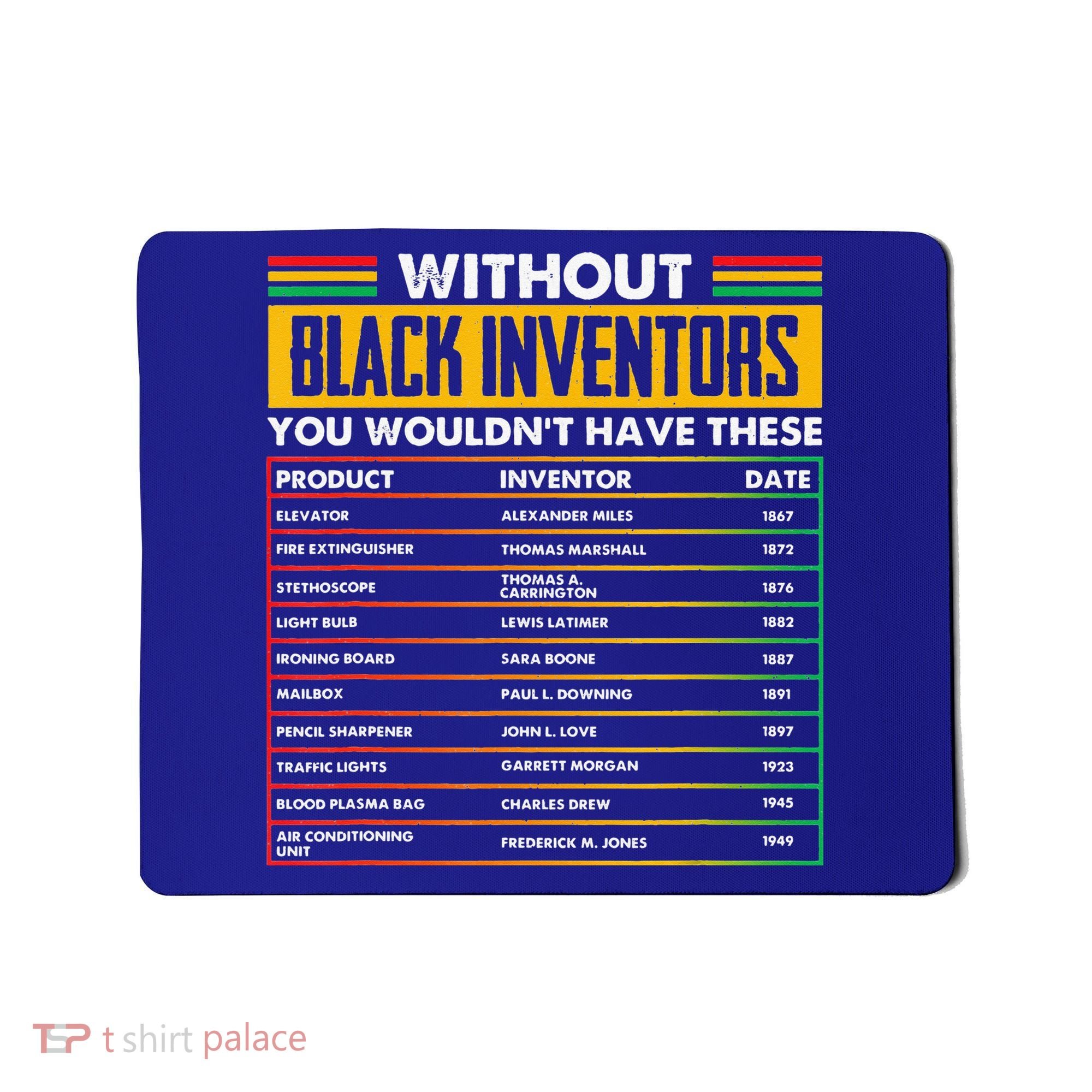 History Of Forgotten Black Inventors BHM Mousepad