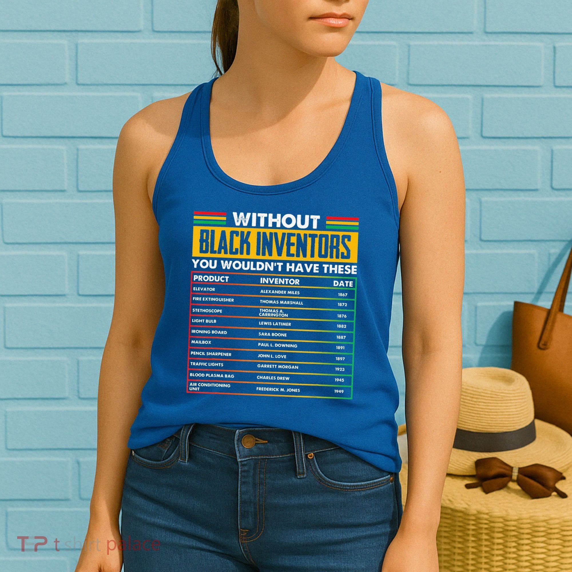 History Of Forgotten Black Inventors BHM Women's Tank Top