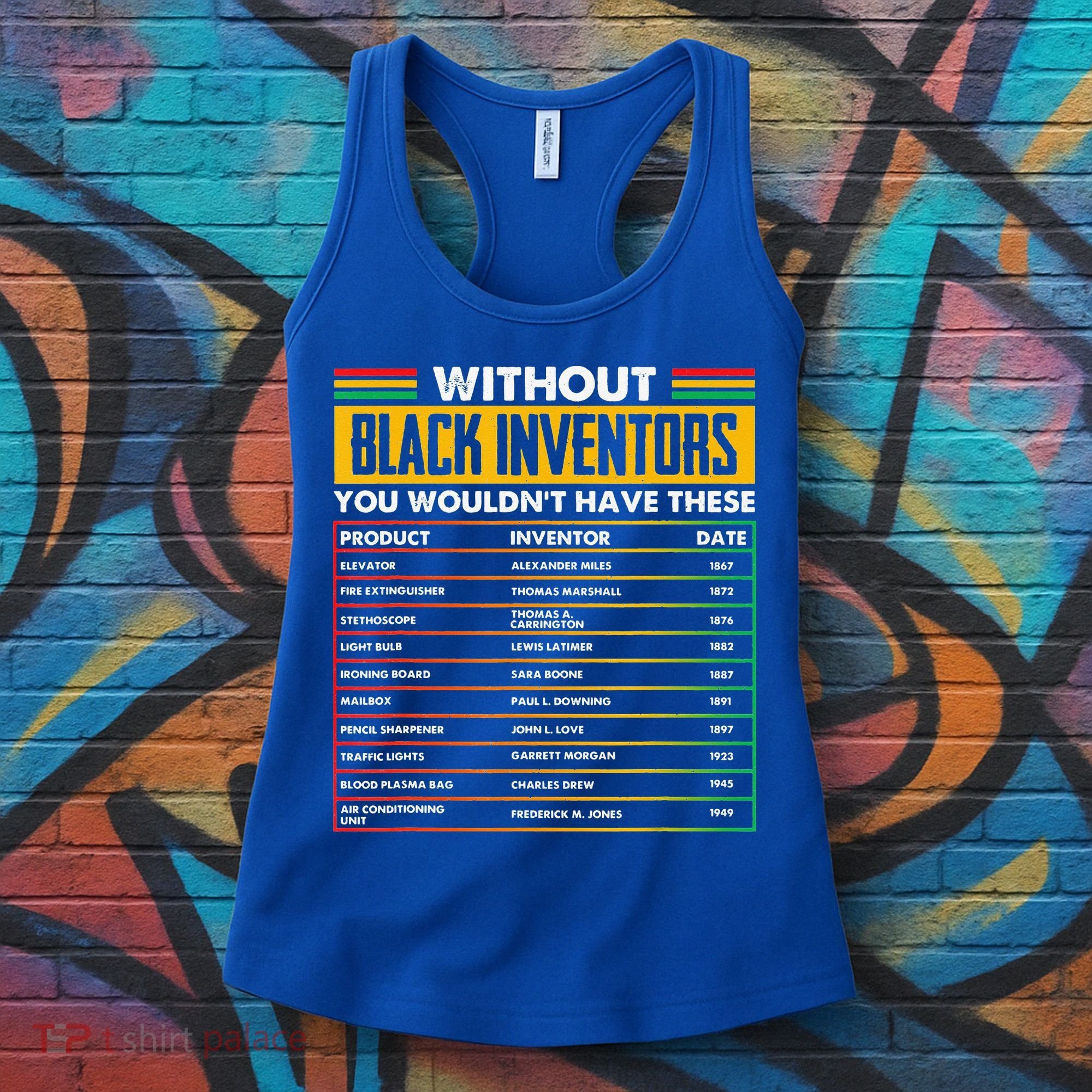 History Of Forgotten Black Inventors BHM Women's Tank Top