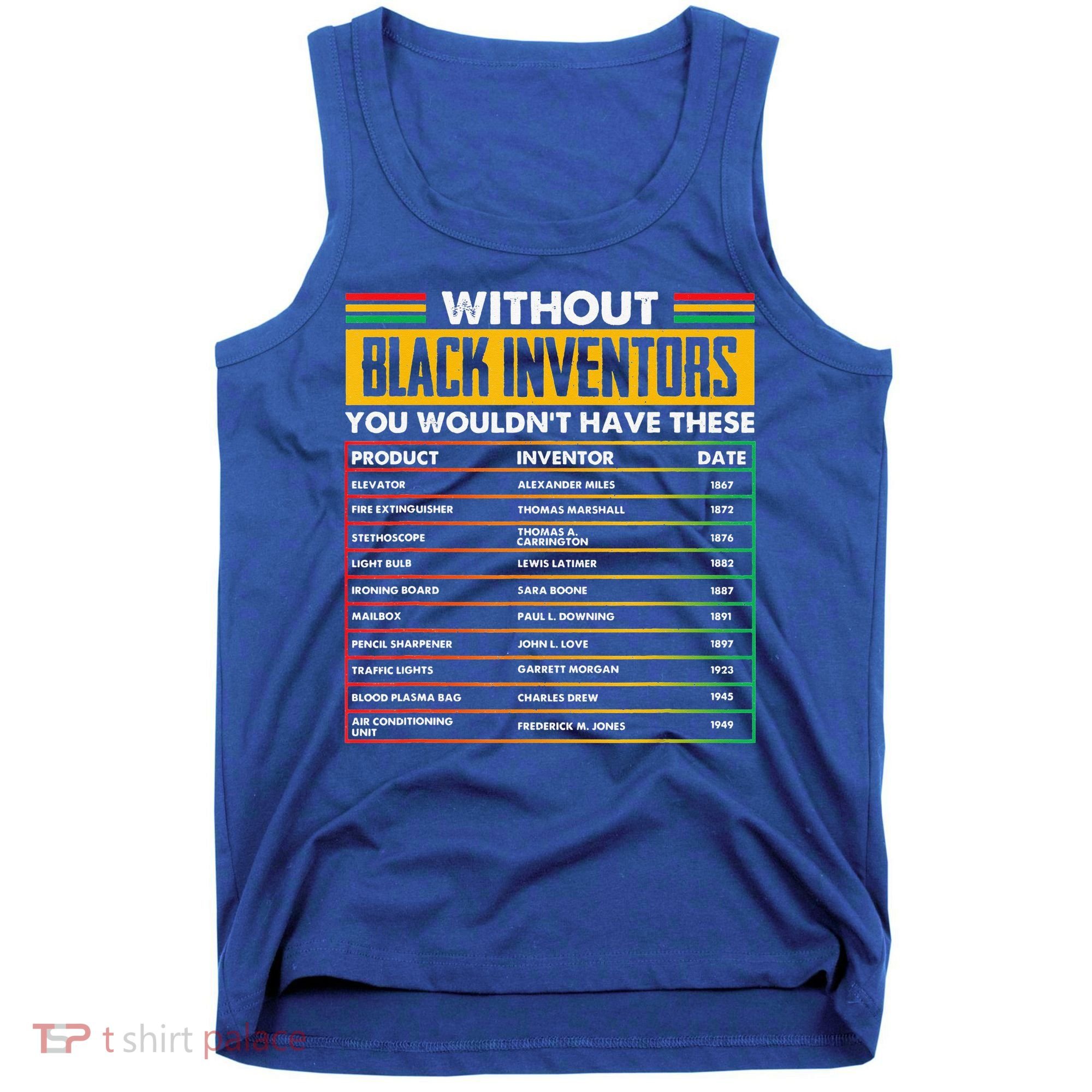 History Of Forgotten Black Inventors BHM Tank Top