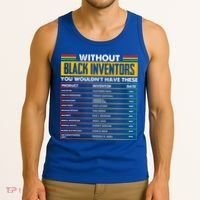 History Of Forgotten Black Inventors BHM Tank Top thumb 3