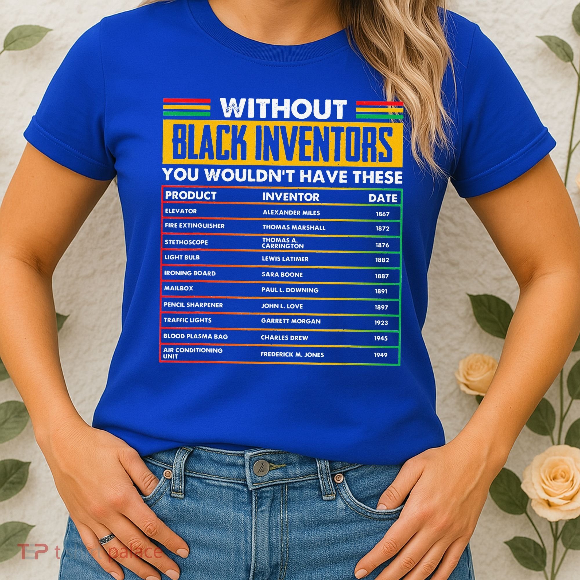 History Of Forgotten Black Inventors BHM Women's T-Shirt