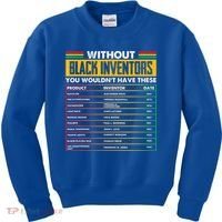 History Of Forgotten Black Inventors BHM Kids Sweatshirt thumb 0