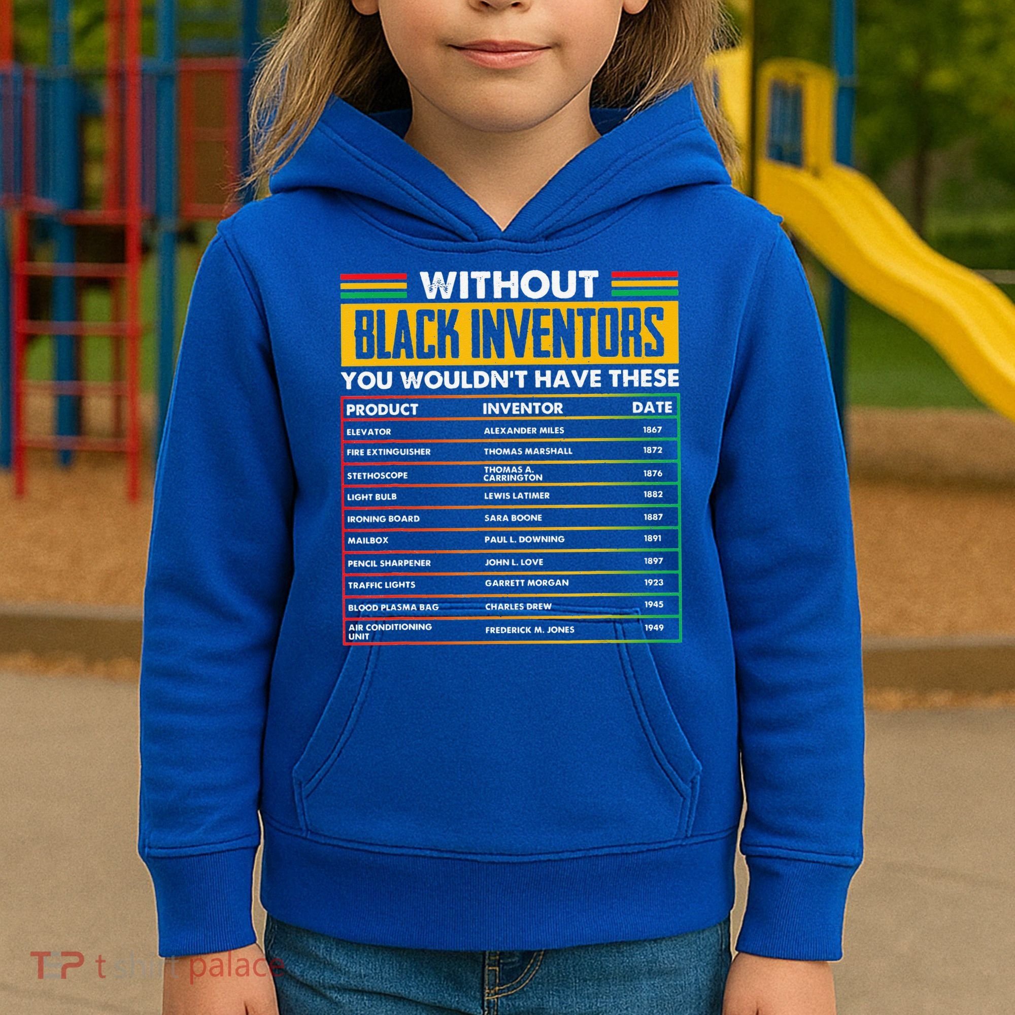 History Of Forgotten Black Inventors BHM Kids Hoodie