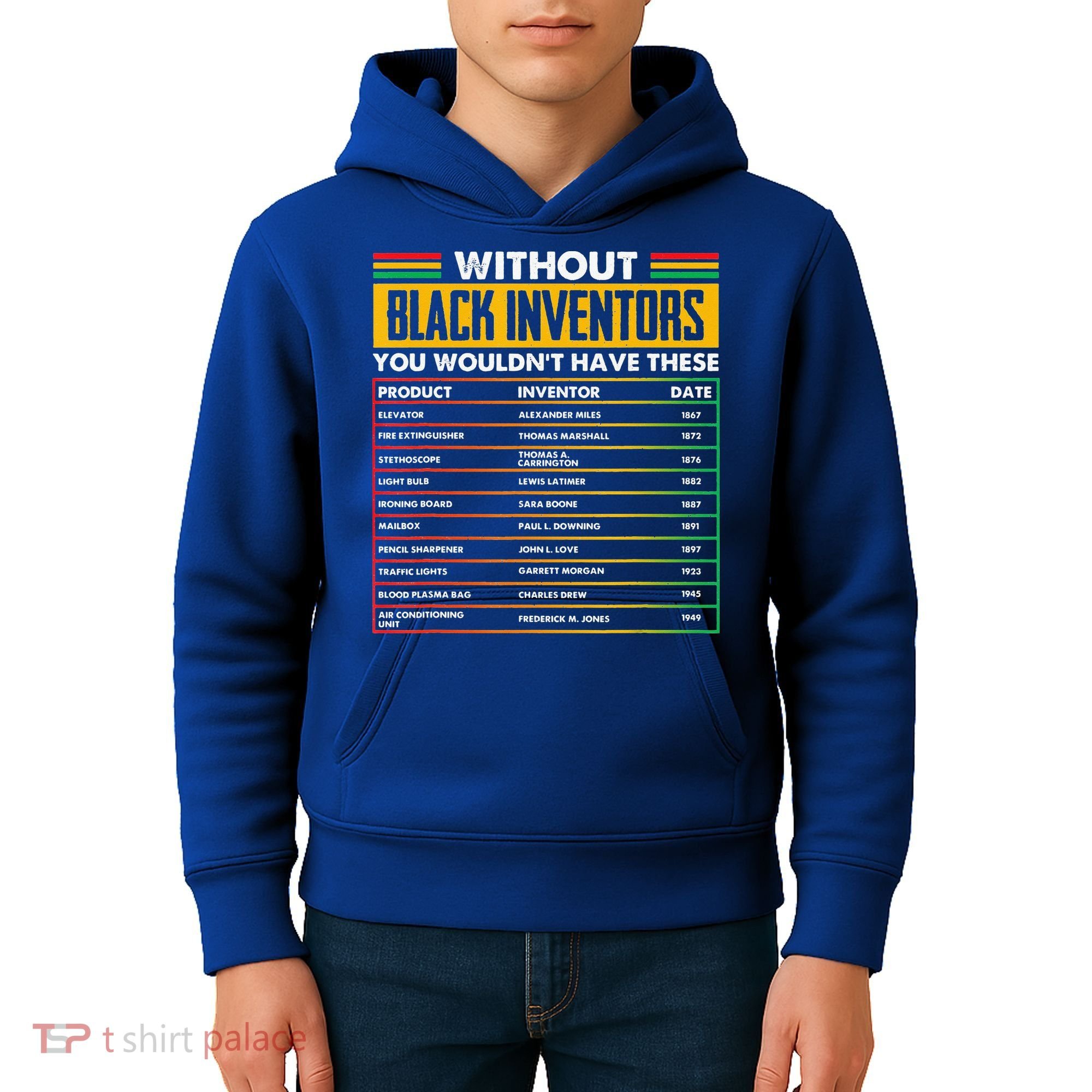 History Of Forgotten Black Inventors BHM Kids Hoodie