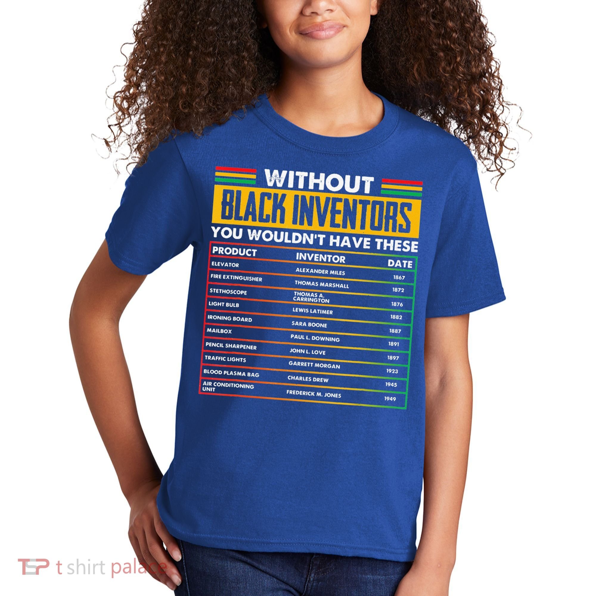 History Of Forgotten Black Inventors BHM Kids T-Shirt