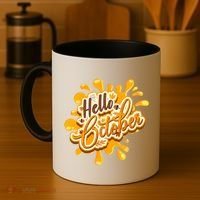Hello October Fun Fall Coffee Mug thumb 4
