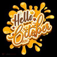 Hello October Fun Fall Women's Hoodie thumb 2