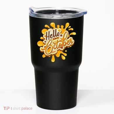 Hello October Fun Fall Tumbler