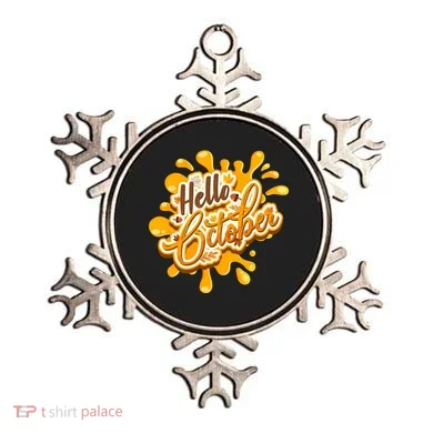 Hello October Fun Fall Ornament