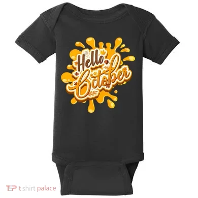 Hello October Fun Fall Baby Bodysuit