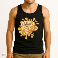 Hello October Fun Fall Tank Top thumb 3