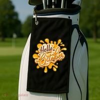 Hello October Fun Fall Golf Towel thumb 2