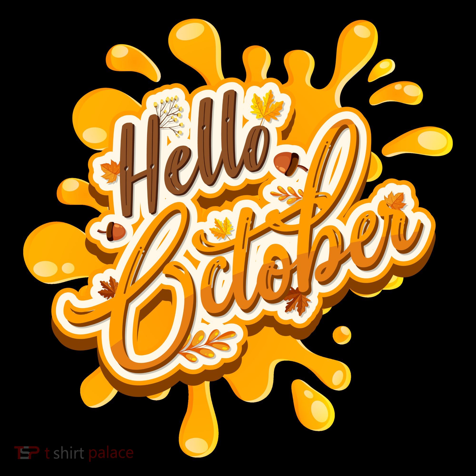 Hello October Fun Fall Kids Long Sleeve Shirt