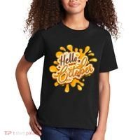 Hello October Fun Fall Kids T-Shirt thumb 2