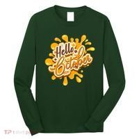 Hello October Fun Fall Long Sleeve Shirt thumb 0