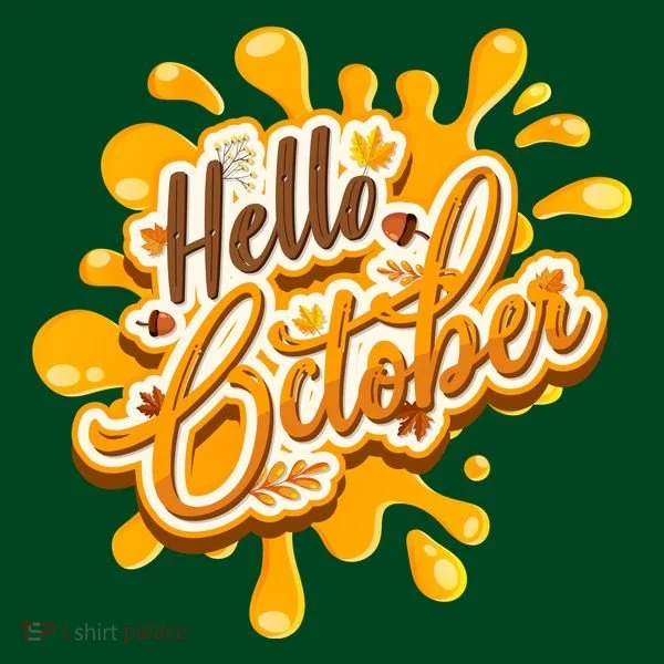 Hello October Fun Fall T-Shirt