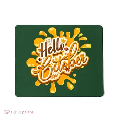 Hello October Fun Fall Mousepad