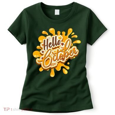 Hello October Fun Fall Women's T-Shirt