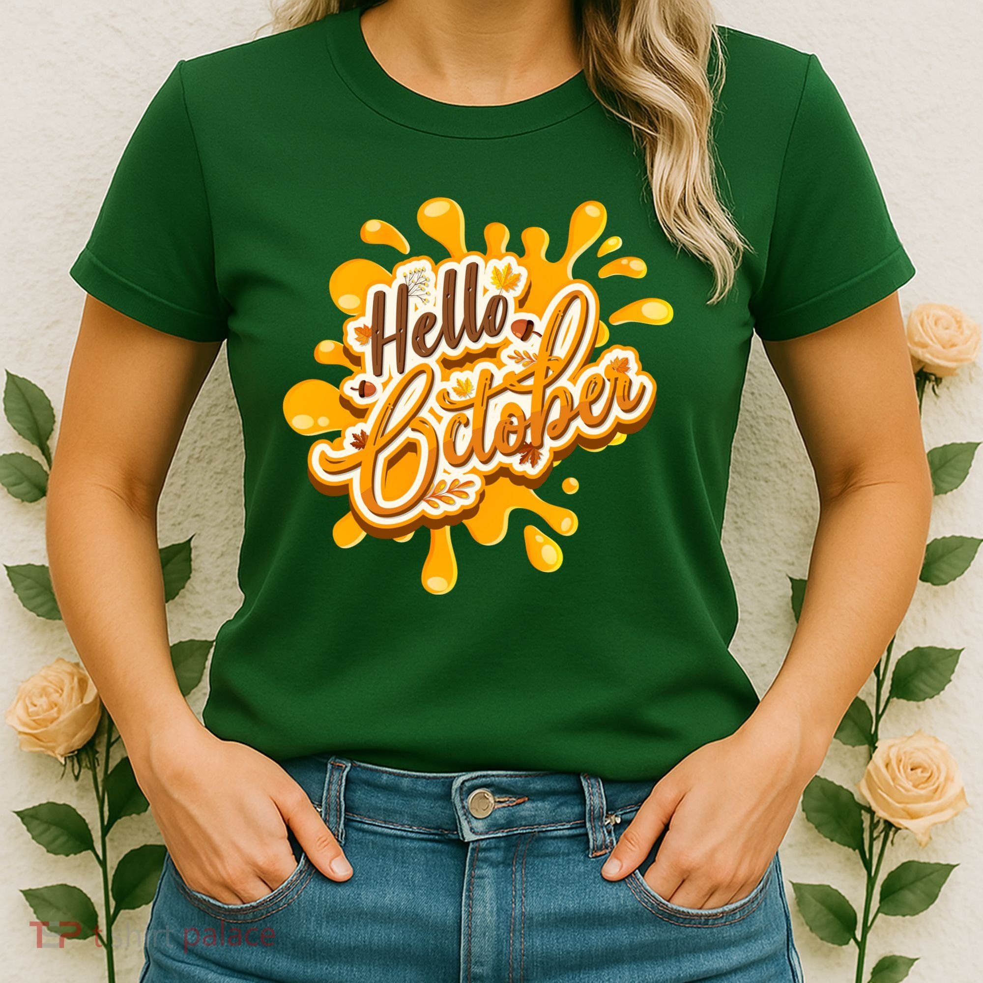 Hello October Fun Fall Women's T-Shirt