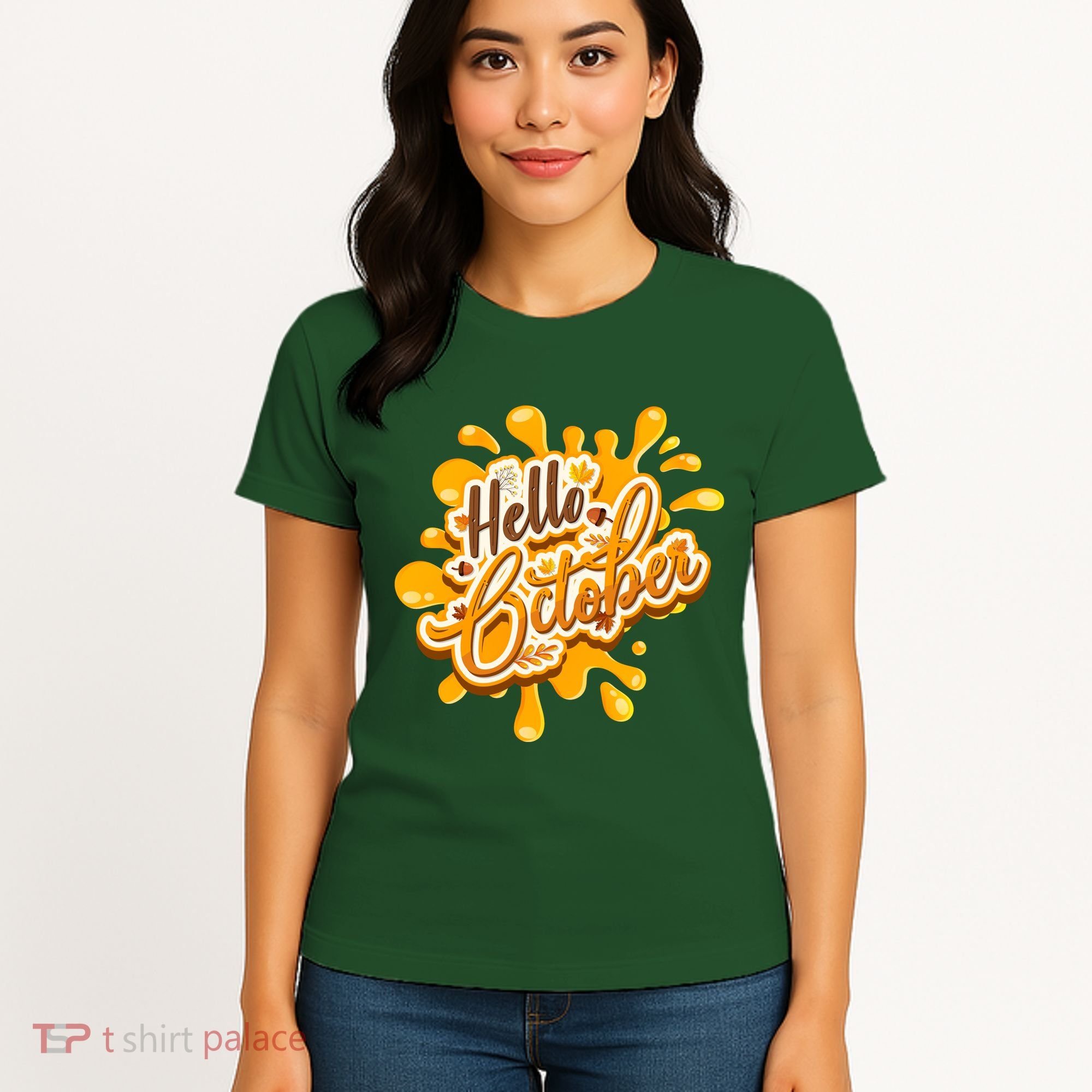 Hello October Fun Fall Women's T-Shirt