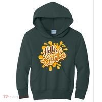 Hello October Fun Fall Kids Hoodie thumb 0