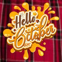 Hello October Fun Fall Men's Flannel Plaid Pajama Pants thumb 2