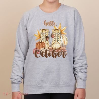 Hello October Fall Lover Women's Sweatshirt
