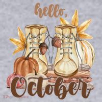 Hello October Fall Lover Women's Sweatshirt thumb 2