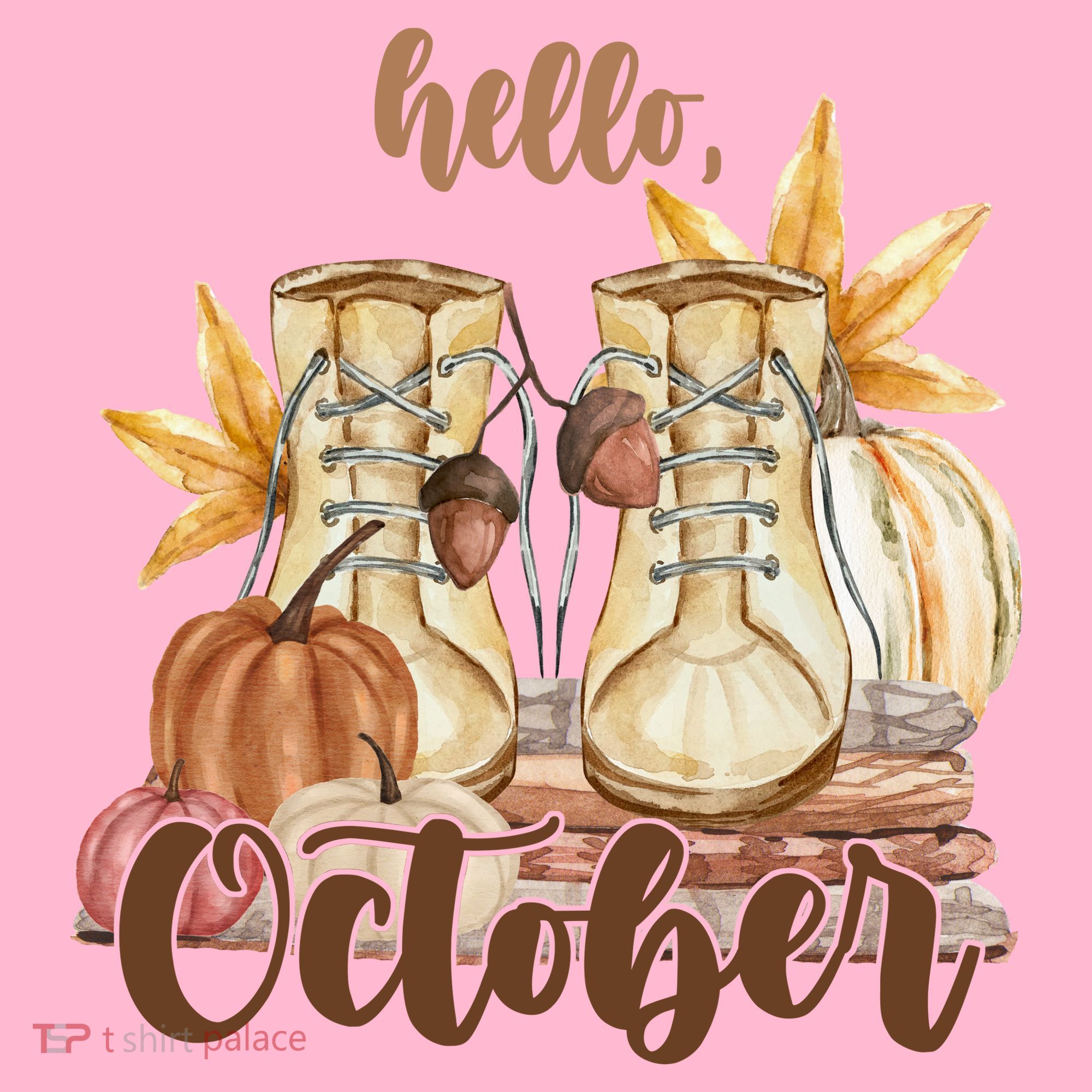 Hello October Fall Lover Coaster