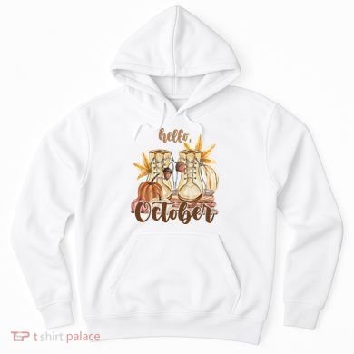 Hello October Fall Lover Hoodie