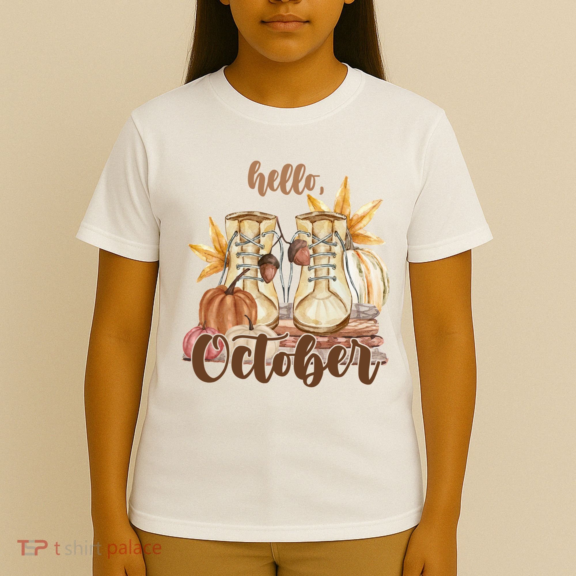 Hello October Fall Lover T-Shirt