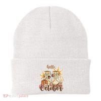 Hello October Fall Lover Beanie thumb 0