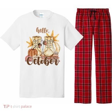 Hello October Fall Lover Pajama Set