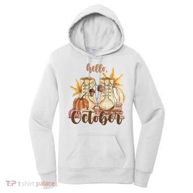 Hello October Fall Lover Women's Hoodie