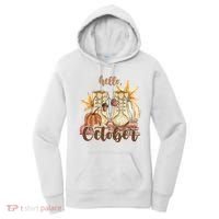 Hello October Fall Lover Women's Hoodie thumb 0